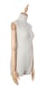 Mixed Fabric Linen 3/4 Torso Female Body Display Form with Posable Wood Arms - Image 5 of 0