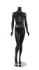 matte black female mannequin pose 3 headless changeable heads retail display mannequins express - Image 1 of 0