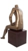 metallic pewter seated male mannequin headless retail display mannequins express - Image 3 of 0