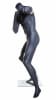 Headless gray male MMA boxing mannequin in jab punch pose for combat sports apparel and retail display - Image 2 of 0