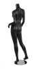 matte black female seated mannequin headless changeable heads retail display mannequins express - Image 3 of 0