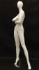 Glossy white female mannequin with arms crossed for retail clothing display and fashion merchandising - Image 2 of 0