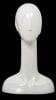 Female Abstract Mannequin Head Form Glossy White - Image 1 of 0