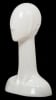 Female Abstract Mannequin Head Form Glossy White - Image 2 of 0