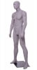 Matte grey soccer male mannequin for sports apparel and athletic retail display - Image 2 of 0