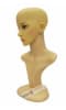 Female mannequin display head made of unbreakable plastic with 360-degree rotating feature and realistic facial features - Image 2 of 0