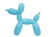 Glossy blue fiberglass balloon animal dog mannequin for pet product and retail displays. - Image 3 of 0
