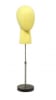 Yellow Egghead Form Display with Adjustable Base - Image 3 of 0