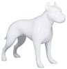 Glossy White Abstract Pit Bull Dog Mannequin - Image 4 of 0
