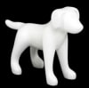 Matte White Abstract Small Puppy Dog Mannequin - Image 1 of 0