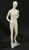 Economical flexible female mannequin in beige tan for adjustable retail clothing display and merchandising - Image 2 of 0