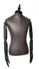 Mixed Fabric Linen Male Body Form with Wood Posable Arms - Image 1 of 0