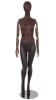 Brown Leather-Like Mixed Fabric Mannequin Bendable Arms Leg Bent In - Image 1 of 0