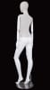 Linen Mixed Fabric Female Mannequin Bendable Arms Left Leg Out - Image 3 of 0