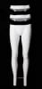 Female ghost pant form invisible leg display for seamless apparel photography and garment presentation - Image 1 of 0
