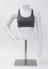 Female headless half torso display form mannequin bust for retail apparel and clothing presentation - Image 1 of 0