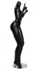 Matte Black Female Headless Mannequin Holding Up Peace Signs - Image 4 of 0