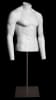 Ghost matte white male torso mannequin for seamless apparel display and fashion photography - Image 3 of 0