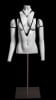 Ghost female headless torso display form mannequin for seamless apparel photography and retail merchandising - Image 2 of 0