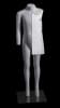 Ghost matte white child mannequin with detachable arms designed for flexible retail clothing and apparel displays - Image 2 of 0