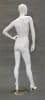 Egghead matte white female mannequin with arm on hip pose for modern retail display - Image 4 of 0