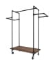 Black H Rack with Wood Base - Image 1 of 0
