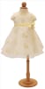 Infant baby body form for 6-month-old clothing featuring jersey covered foam and a round natural wooden base. - Image 2 of 0