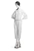 Female abstract mannequin in standing pose with bent arm, matte white fiberglass finish Â– ideal for fashion retail and boutique display - Image 1 of 0