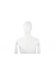 Matte White Male Egghead Mannequin Posable Arms Leg Out - Image 5 of 0