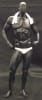 Ripped male muscular mannequin with hands on hips for fitness apparel and athletic retail display - Image 2 of 0