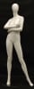 Strong professional egghead female white mannequin for retail fashion and apparel displays - Image 1 of 0