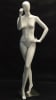 Pamela casual professional greeting egghead female white mannequin for modern retail apparel displays - Image 1 of 0