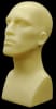 Lightweight tan fleshtone plastic male display head for accessories display - Image 2 of 0