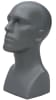 Lightweight grey plastic male display head for retail accessories display - Image 1 of 0