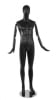 Matte Black Male Egghead Mannequin Posable Arms - Image 3 of 0