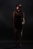 Elegant Rose female mannequin made of flesh-tone fiberglass with a tempered glass base and detachable limbs for retail clothing displays. - Image 2 of 0