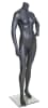 Grey headless athletic female mannequin with hand on hip pose for sportswear and activewear retail display - Image 2 of 0