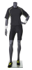 Grey headless athletic female mannequin with hand on hip pose for sportswear and activewear retail display - Image 3 of 0