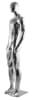 chrome plastic egghead male mannequin retail display mannequins express - Image 4 of 0