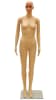 Female Mannequin in Tan with Makeup Unbreakable Plastic - Image 1 of 0