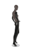 Distressed Leather-Like Mixed Fabric Mannequin Hands on Hip Left Leg Out - Image 4 of 0