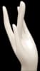 16 inch white plastic ladies left display hand with long fingers - Image 2 of 0