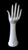 14 inch white plastic ladies right display hand with long splayed fingers - Image 2 of 0