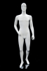Glossy White Male Mannequin with Abstract Egghead from www.zingdisplay.com - Image 1 of 0