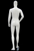 Glossy White Male Mannequin with Abstract Egghead from www.zingdisplay.com - Image 2 of 0