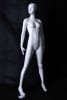 Female Mannequin in Glossy White. Posed in a wide, sassy stance. From www.zingdisplay.com - Image 1 of 0