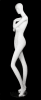 Matte White Abstract Vogue Female Mannequin - Arms Crossed - Image 3 of 0