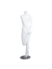 Female Yoga Mannequin Glossy White Hip Flexor Stretch Headless Changeable Heads - Image 3 of 0