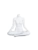 Female Yoga Mannequin Glossy White Ohm Pose Headless Changeable Heads - Image 1 of 0