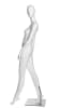 Matte White Abstract Female Egghead Mannequin - Looking Left - From ZingDisplay.com - Image 2 of 0